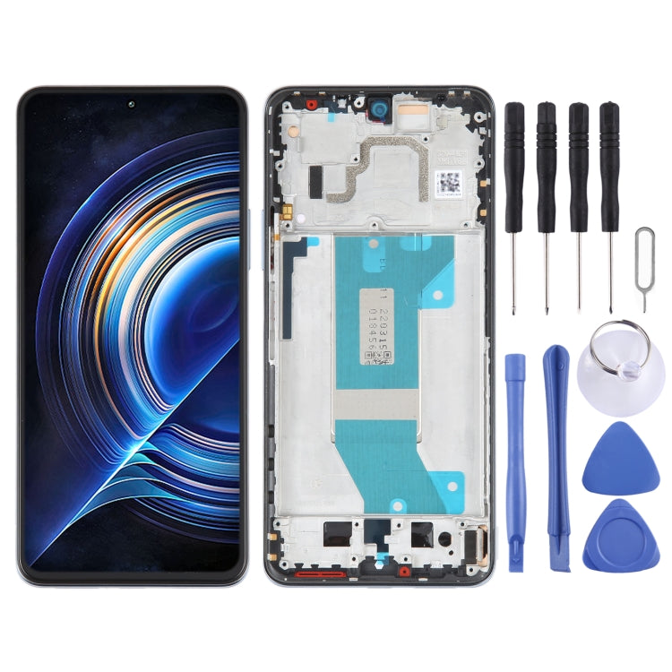 AMOLED Original LCD Screen For Xiaomi Redmi K50 / K50 Pro Digitizer Full Assembly with Frame