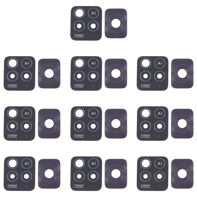 For Xiaomi Redmi Note 11 Pro 5G Global 10pcs Back Camera Lens, For Xiaomi Redmi Note 11 Pro 5G Global