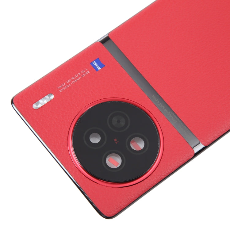 Tapa trasera de batería original con tapa para lente de cámara para vivo X90