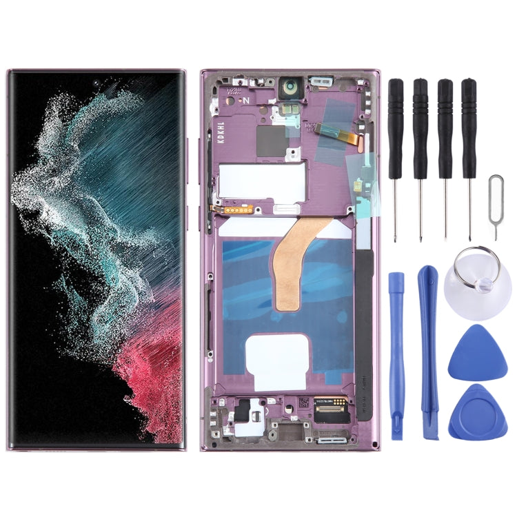 OLED LCD Screen For Samsung Galaxy S22 Ultra 5G SM-S908B Digitizer Full Assembly with Frame, For Samsung Galaxy S22 Ultra 5G(EU Edition), For Samsung Galaxy S22 Ultra 5G(6.78 inch OLED ), For Samsung Galaxy S22 Ultra 5G