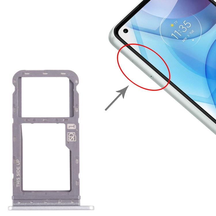 For Motorola Moto G Power 2021 SIM Card Tray + Micro SD Card Tray, For Motorola Moto G Power 2021