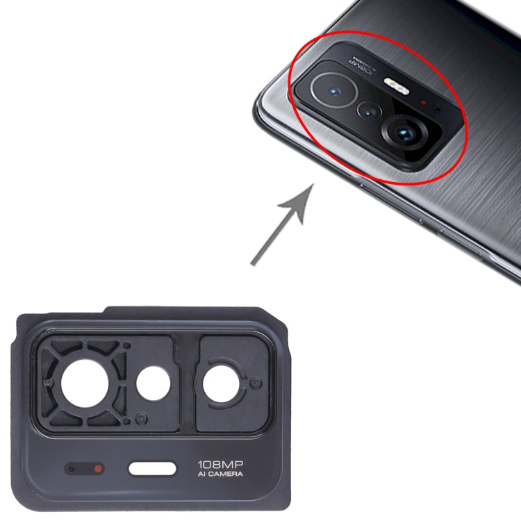 Original Back Camera Lens Frame for Xiaomi 11T Pro, For Xiaomi 11T Pro