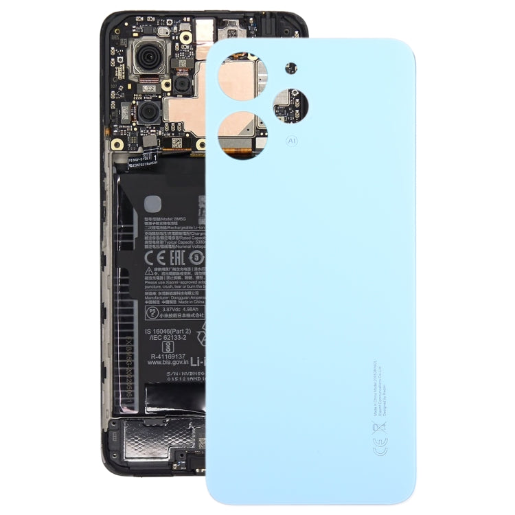 For Xiaomi Redmi 12 4G OEM Glass Material Battery Back Cover