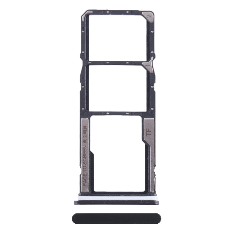 For Xiaomi Poco C51 SIM Card Tray + SIM Card Tray + Micro SD Card Tray, For Xiaomi Poco C51