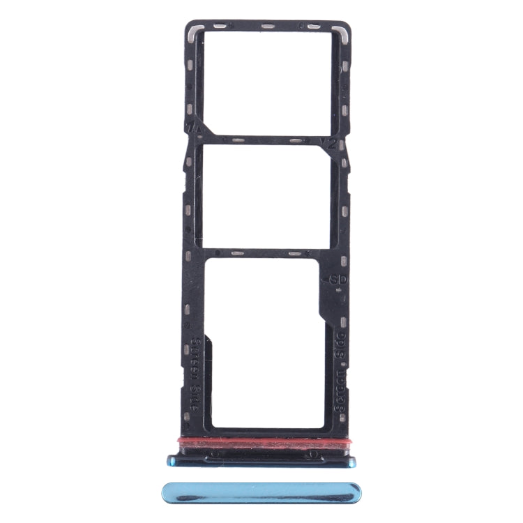 For Tecno Spark 8 SIM Card Tray + SIM Card Tray + Micro SD Card Tray, For Tecno Spark 8