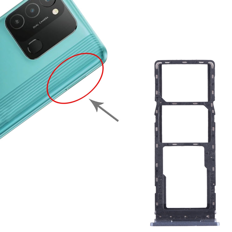 Pour Tecno Spark 8C KG5k, tiroir pour carte SIM + tiroir pour carte Micro SD, pour Tecno Spark 8C