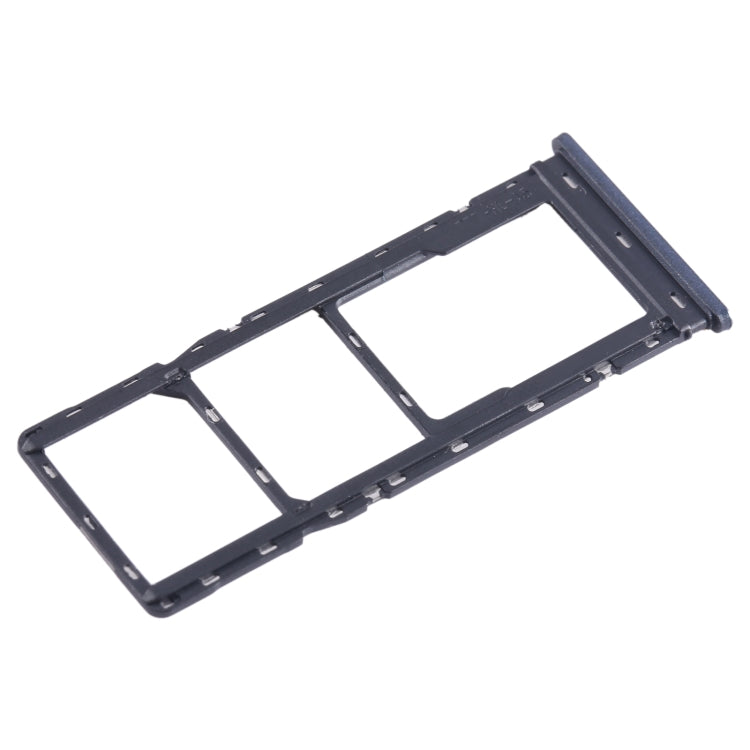 For Tecno Pop 7 Pro BF7 SIM Card Tray + SIM Card Tray + Micro SD Card Tray, For Tecno Pop 7 Pro