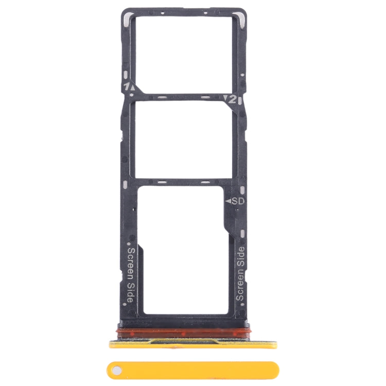 Pour Tecno Pop 7 BF6 Tiroir pour carte SIM + Tiroir pour carte SIM + Tiroir pour carte Micro SD, pour Tecno Pop 7