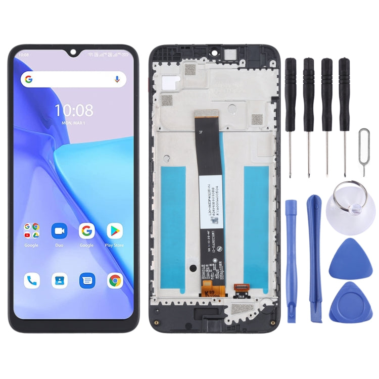 LCD Screen and Digitizer Full Assembly With Frame for Umidigi Power 5, For Umidigi Power 5(With Frame)