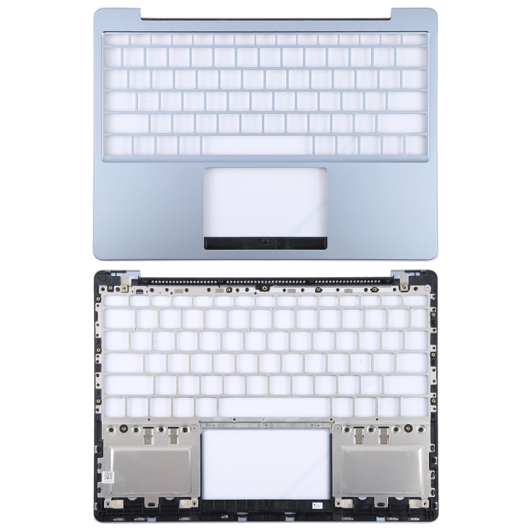 Cubierta lateral C para Microsoft Surface Laptop GO 1 2 de 12,4 pulgadas (1943), azul y plateada.