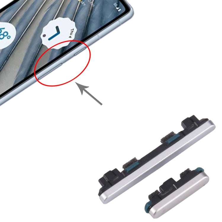 For Google Pixel 7A Power Button + Volume Control Button, For Google Pixel 7A