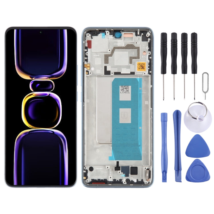 For Xiaomi Redmi K60 Pro Original OLED Material LCD Screen Digitizer Full Assembly with Frame
