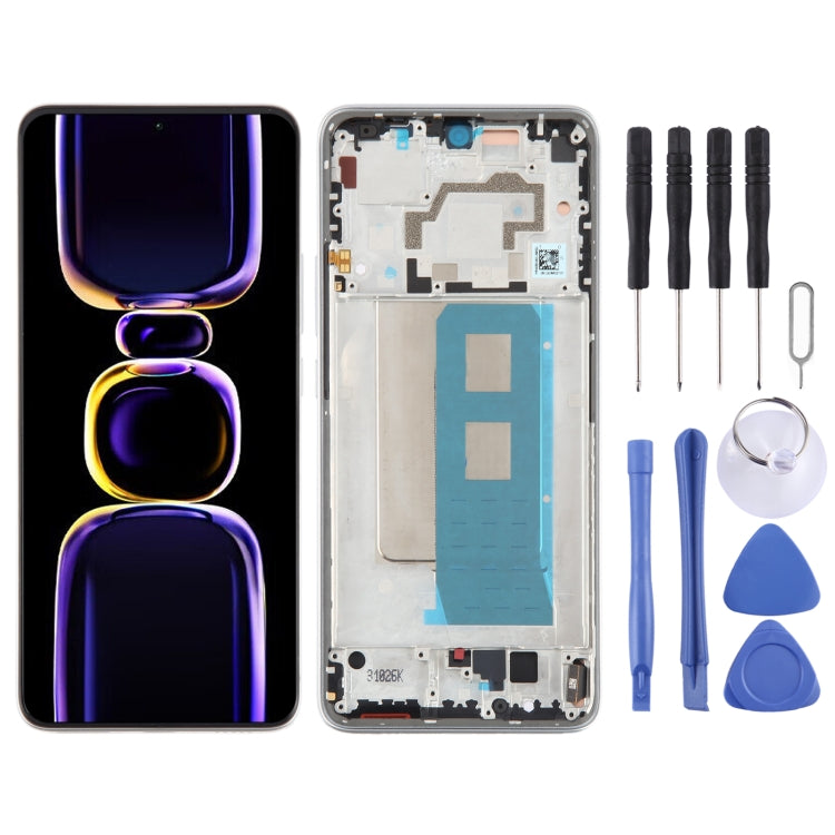 For Xiaomi Redmi K60 Pro Original OLED Material LCD Screen Digitizer Full Assembly with Frame, For Xiaomi Redmi K60 Pro (Original)
