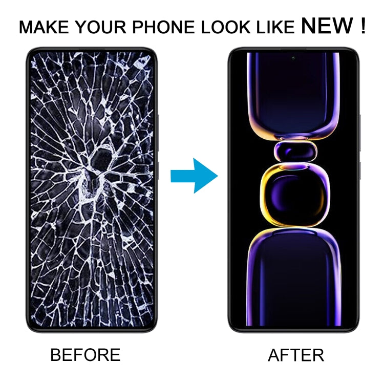 For Xiaomi Poco F5 Pro Original AMOLED Material LCD Screen Digitizer Full Assembly with Frame