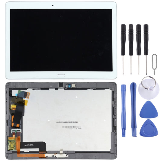 Original LCD Screen For Huawei MediaPad M2 10.0 M2-A01W/M2-A01L Digitizer Full Assembly With Frame