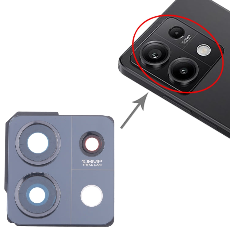 For Xiaomi Redmi Note 13 5G Back Camera Lens Frame, For Xiaomi Redmi Note 13 5G