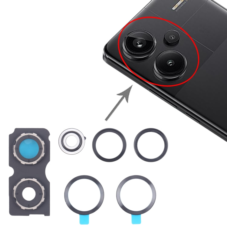 For Xiaomi Redmi Note 13 Pro+ Back Camera Lens Frame, For Xiaomi Redmi Note 13 Pro+