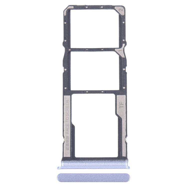 For Xiaomi Poco M6 Original SIM Card Tray + SIM Card Tray + Micro SD Card Tray
