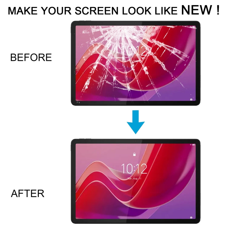 For Lenovo Tab M11 TB330FU TB331FC / Xiaoxin Pad 2024 11 inch Front Screen Outer Glass Lens with OCA Optically Clear Adhesive