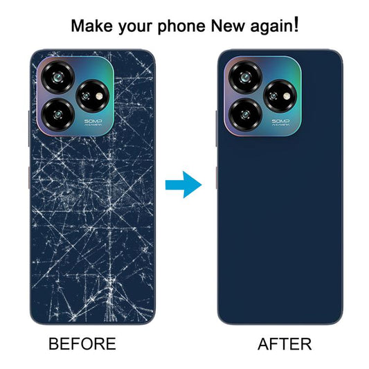 For ZTE Blade V60 Design Z2350 Glass Battery Back Cover with Middle Frame / Camera Lens Cover