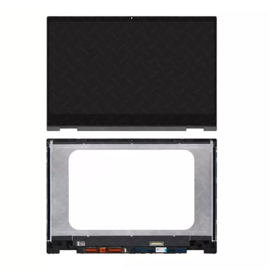 LCD Screen For HP Pavilion X360 14-DW 14M-DW Digitizer Full Assembly with Frame, For HP Pavilion X360 14-DW