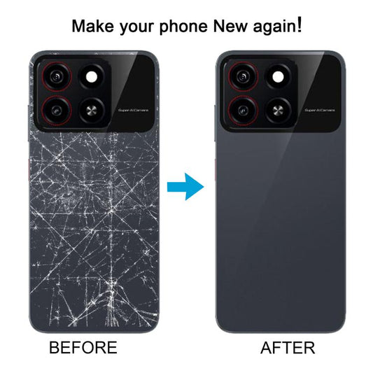 For ZTE Blade A35 Z2453 Back Cover with Camera Lens Cover