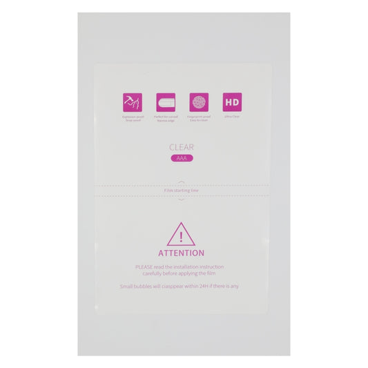 50 PCS F0007 HD TPU Tablet Soft Film Supplies for Protector Cutter, F0007