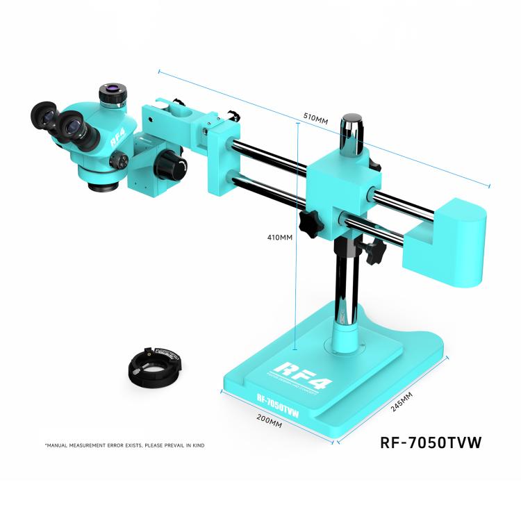 RF4 RF-7050TVW High-definition Binocular Stereo Continuous Zoom Industrial Microscope, RF4 RF-7050TVW