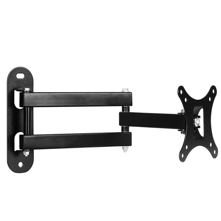 14-27 inch Universal Rotatable Retractable Computer Monitor Three Arms Wall Mount Bracket, 14-27 inch