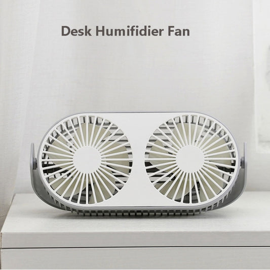 Petit Ventilateur USB Double Feuille de Bureau