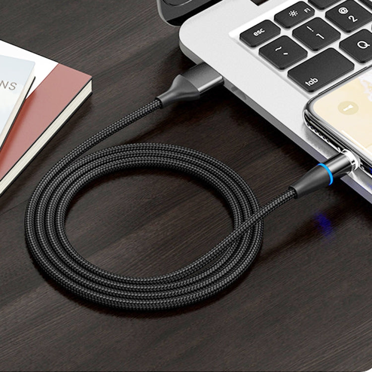 3A USB to USB-C / Type-C Fast Charging + 480Mbps Data Transmission Mobile Phone Magnetic Suction Fast Charging Data Cable, Cable Length: 1m, USB-C / Type-C