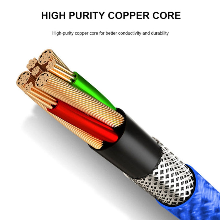 3A USB to USB-C / Type-C Fast Charging + 480Mbps Data Transmission Mobile Phone Magnetic Suction Fast Charging Data Cable, Cable Length: 1m, USB-C / Type-C