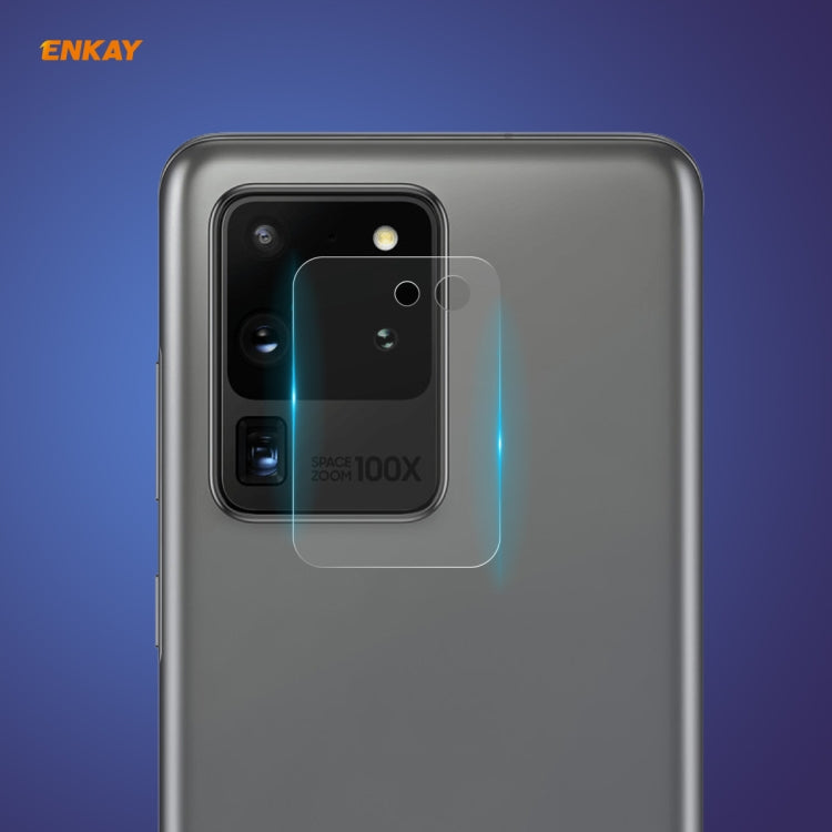 Hat-Prince ENKAY 0.2mm 9H 2.15D Round Edge Rear Camera Lens Tempered Glass Film, For Huawei P40 Pro, For Huawei P40, For Samsung Galaxy S20, For Samsung Galaxy S20+, For Samsung Galaxy S20 Ultra