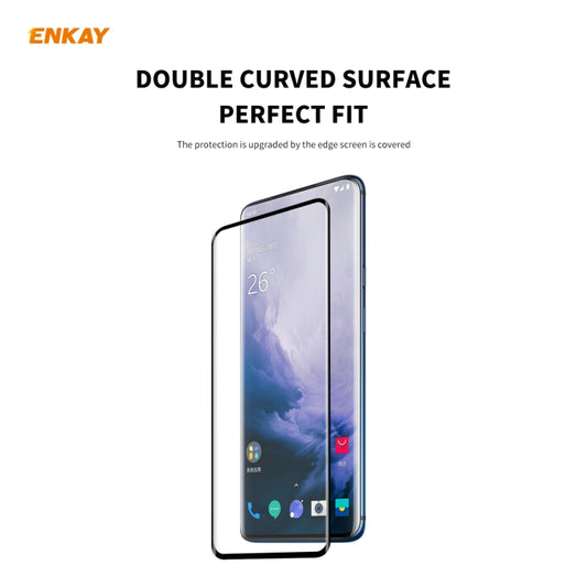 ENKAY Hat-Prince 0.26mm 9H 3D Full Glue Explosion-proof Full Screen Curved Heat Bending Tempered Glass Film, For OnePlus 7 Pro / 7T Pro, For OnePlus 8, For OnePlus 8 Pro, For Xiaomi Note 10 / CC9 Pro, For Xiaomi 10 / 10 Pro, For Huawei Mate 30 Pro(1pc...