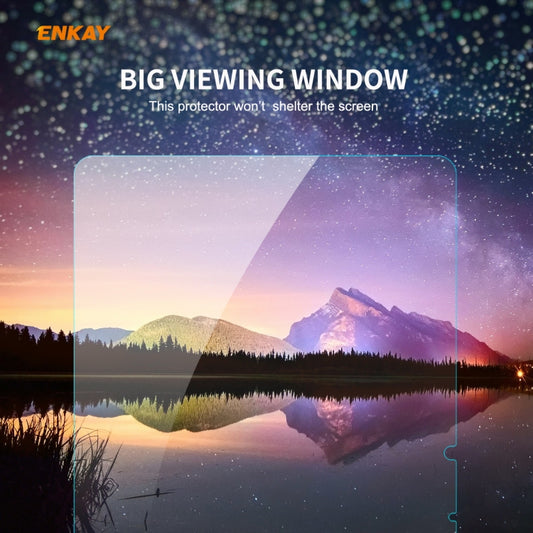 For Samsung Galaxy Tab S7 2 PCS ENKAY Hat-Prince 0.33mm 9H Surface Hardness 2.5D Explosion-proof Tempered Glass Protector