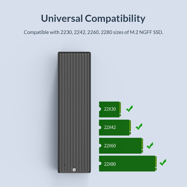 ORICO M2PF-C3 M.2 NGFF SSD Enclosure, M2PF-C3