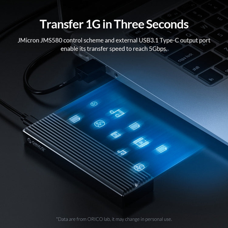 ORICO M2PF-C3 M.2 NGFF SSD Enclosure, M2PF-C3