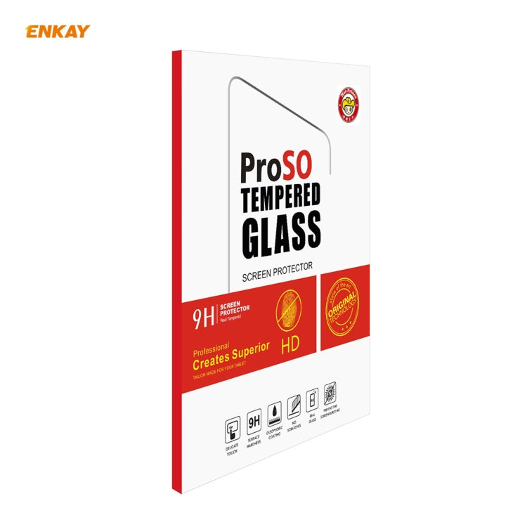 2 PCS ENKAY Hat-Prince 0.33mm 9H Surface Hardness 2.5D Explosion-proof Tempered Glass Protector Film, For Lenovo Tab M10 Plus TB-X606F, For Lenovo Tab M10 HD (2nd Gen), For Lenovo Tab P11, For Lenovo Tab P11 Pro