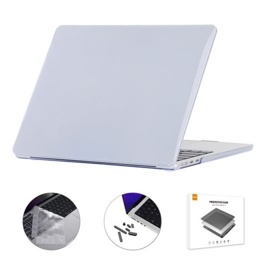 Pour MacBook Air 13,6 2022/2024 A2681 M2 / A3113 M3 Version US ENKAY 3 en 1 Coque Rigide avec Film Clavier en TPU / Bouchons Anti-poussière, 3 en 1 Version US