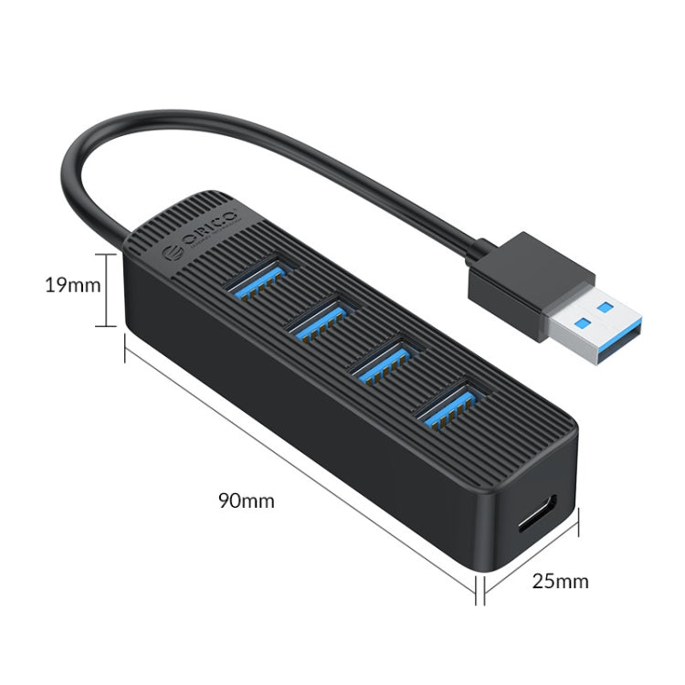 ORICO TWU3-4A-BK 4-Port USB 3.0 HUB, TWU3-4A