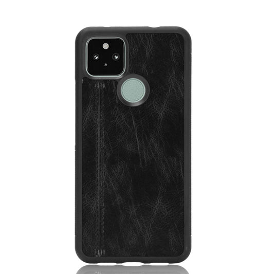 For Google Pixel 5 Shockproof Sewing Cow Pattern Skin PC + PU + TPU Case, For Google Pixel 5