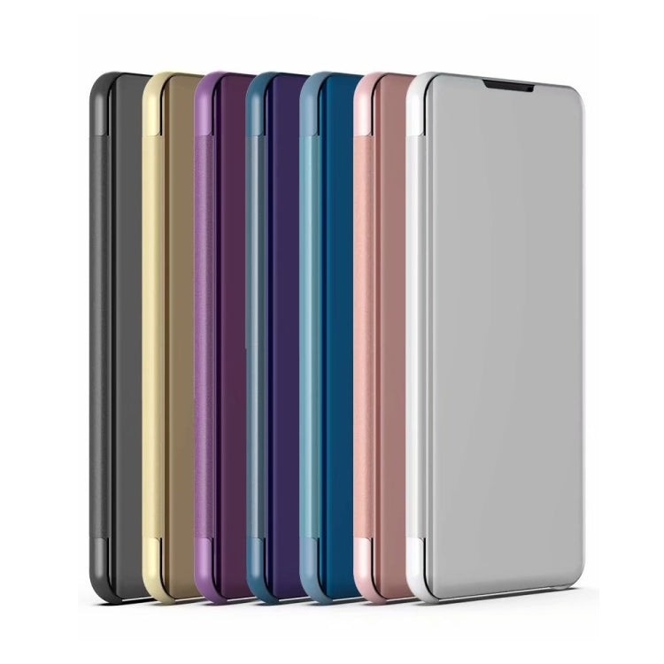 Plated Mirror Horizontal Flip Leather Case with Holder, For OPPO A93/Reno4 Lite/F17 Pro/Reno 4F, For OPPO Realme 7i/C17, For Xiaomi Mi 10T/10T Pro