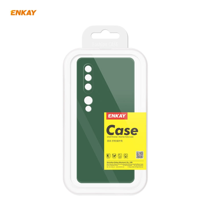 For Xiaomi Mi 10 5G Hat-Prince ENKAY ENK-PC075 Liquid Silicone Straight Edge Shockproof Protective Case, For Xiaomi Mi 10 5G, For Xiaomi Mi 10 G