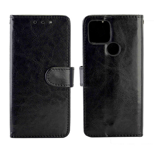 Crazy Horse Texture Leather Horizontal Flip Protective Case with Holder & Card Slots & Wallet & Photo Frame, For Google Pixel 4a 5G, For Samsung Galaxy A42 5G, For Xiaomi Poco X3 NFC