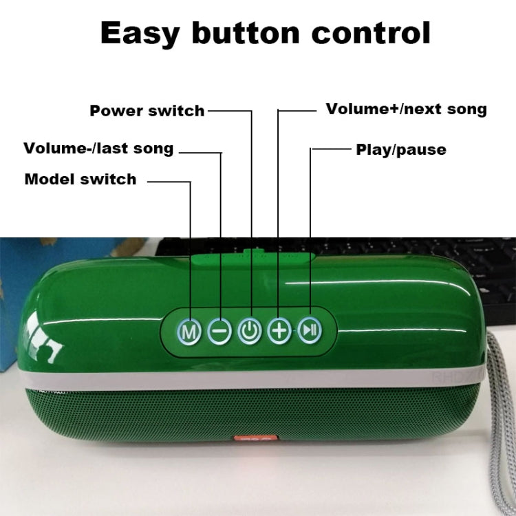 Mini altavoz inalámbrico Bluetooth T&G TG183 TWS, compatible con AUX/USB 2.0/FM/tarjeta TF de 32 GB o tarjeta Micro SD