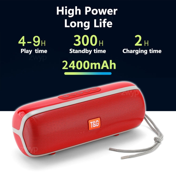 Mini altavoz inalámbrico Bluetooth T&G TG183 TWS, compatible con AUX/USB 2.0/FM/tarjeta TF de 32 GB o tarjeta Micro SD