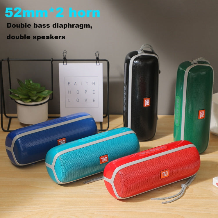 Mini altavoz inalámbrico Bluetooth T&G TG183 TWS, compatible con AUX/USB 2.0/FM/tarjeta TF de 32 GB o tarjeta Micro SD