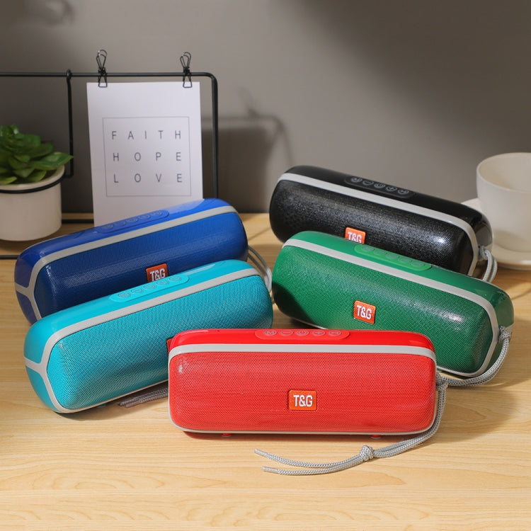 Mini altavoz inalámbrico Bluetooth T&G TG183 TWS, compatible con AUX/USB 2.0/FM/tarjeta TF de 32 GB o tarjeta Micro SD