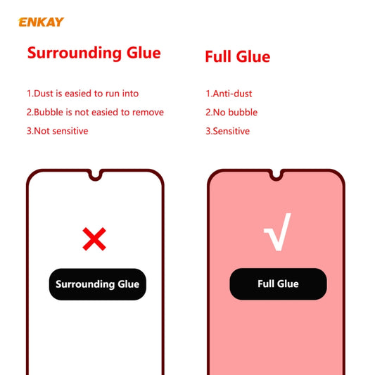 5 PCS ENKAY Hat-Prince Film de protection en verre trempé 0,26 mm, 9H, 2.5D, avec colle intégrale, pour Huawei Nova 8 SE, pour Samsung Galaxy A12, pour OnePlus Nord N10 5G, pour OnePlus Nord N100