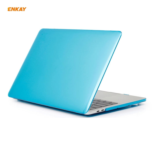 ENKAY 3 in 1 Crystal Laptop Protective Case + US Version TPU Keyboard Film + Anti-dust Plugs Set for MacBook Pro 13.3 inch A1706 / A1989 / A2159 (with Touch Bar), For MacBook Pro 13.3 inch A1706 (with Touch Bar)